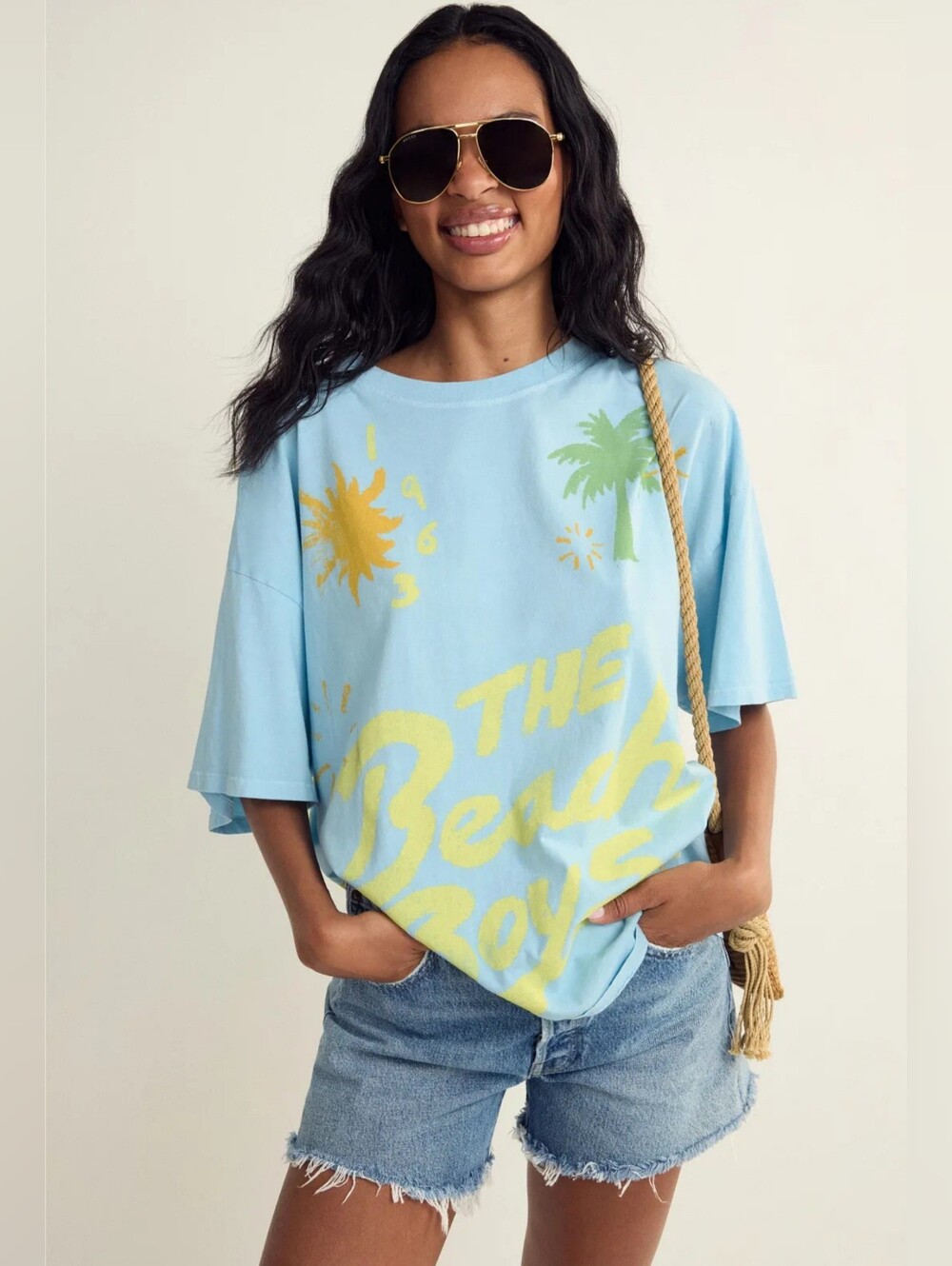 Daydreamer Beach Boys Oversized Tee Women Size One Size